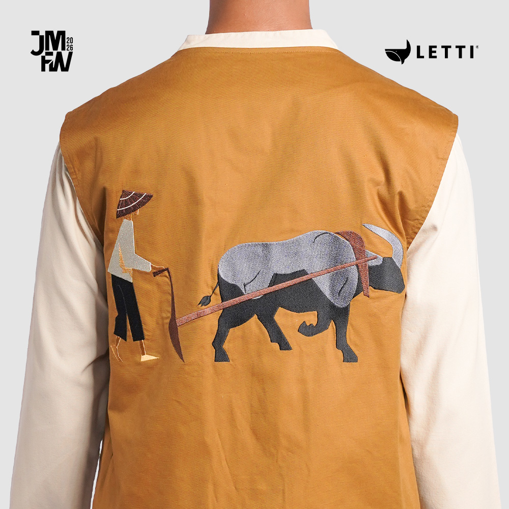 LETTI Naraya Serenity Field Embroidery Vest